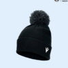 Bonnet noir pom pom SNOW POM POM BEANIE