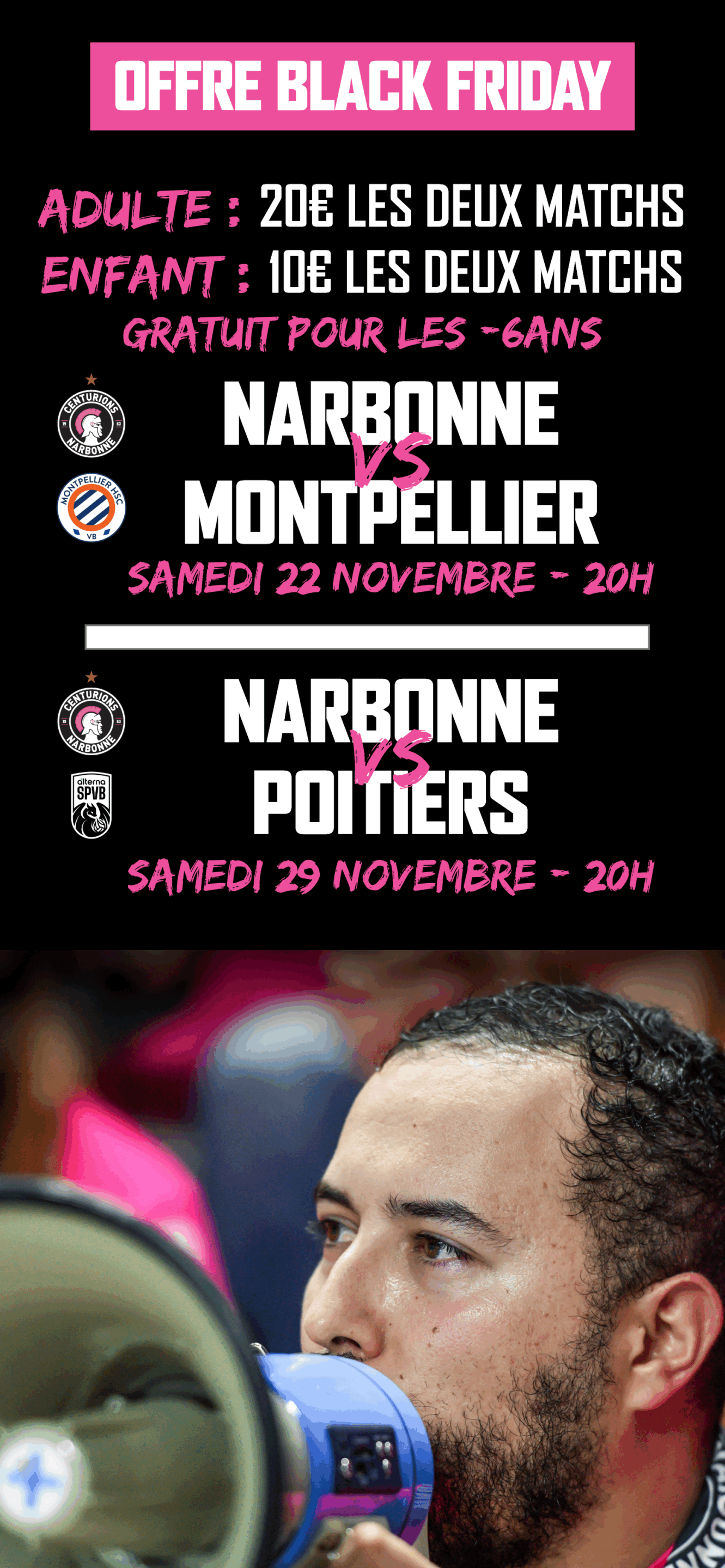 Offre Black Friday Montpellier et Poitiers