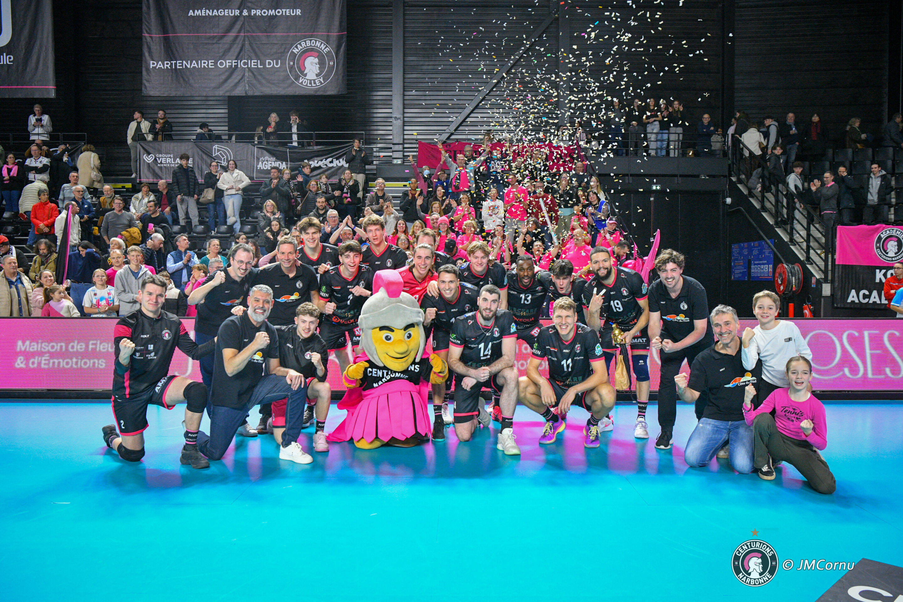Victoire de nos Centurions 3 sets à 2 face à Sète