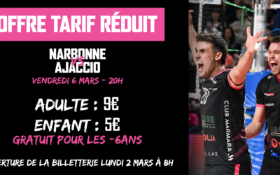 ALERTE INFO : TARIF REDUIT FACE À AJACCIO